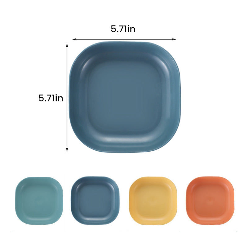 Wheat Straw Square Plates