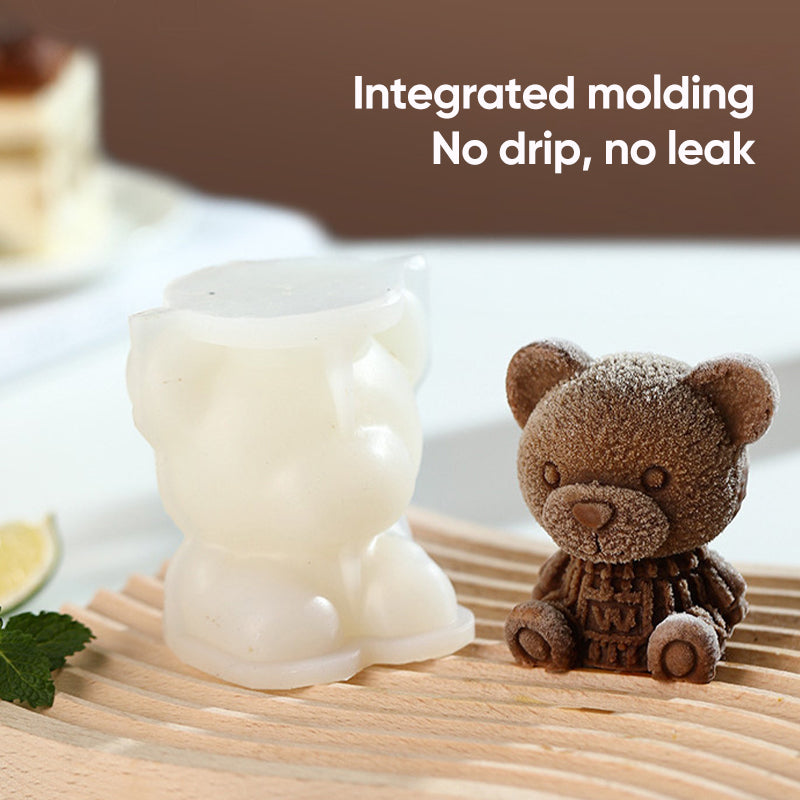 3D Teddy Bear Ice Cube Maker