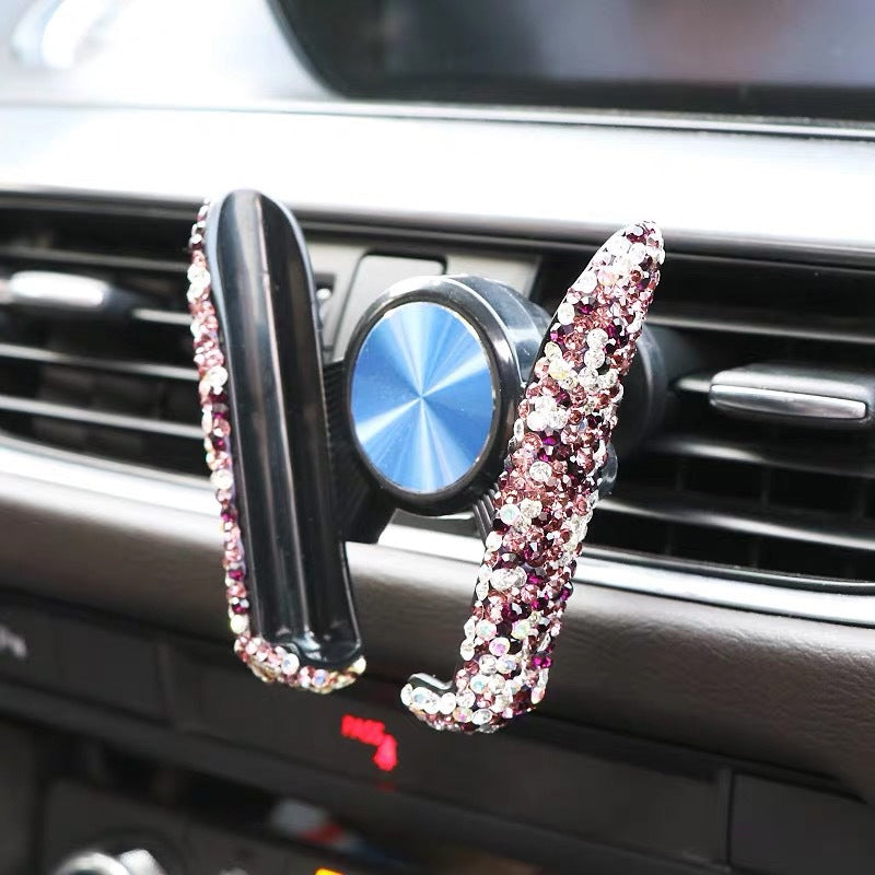 Crystal Car Phone Holder