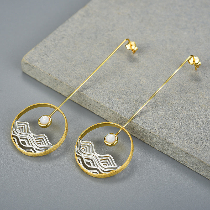 Women Elegant Moonlight Earrings