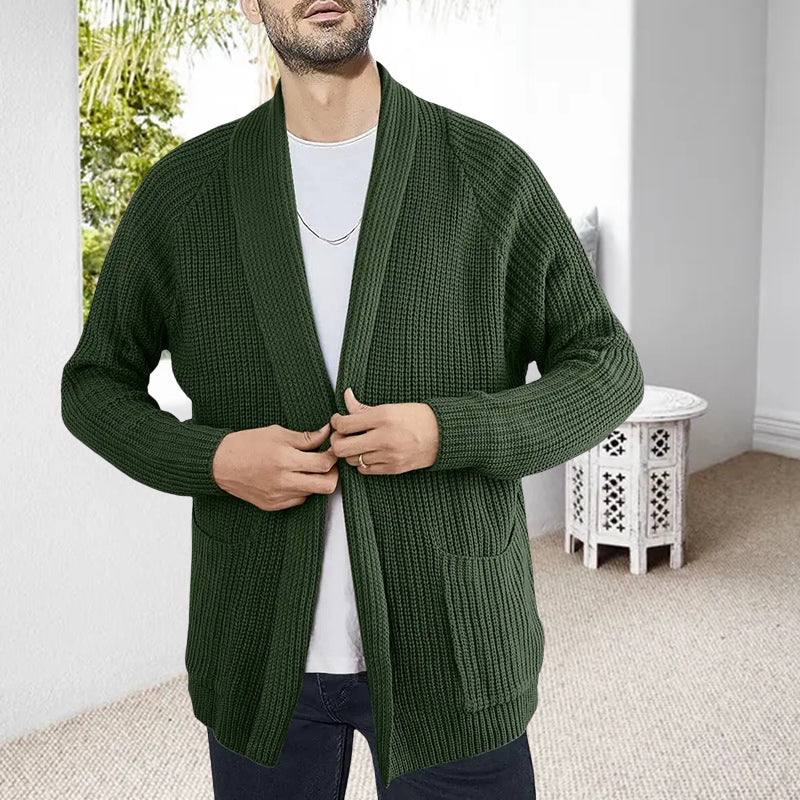 Men's Simple Pocket Cardigan