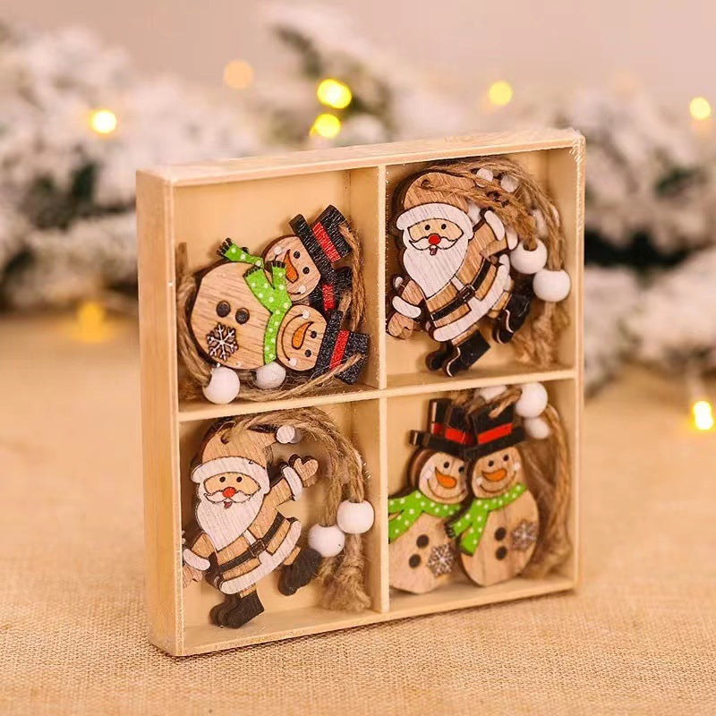 Christmas Wooden Ornament (12 pcs)