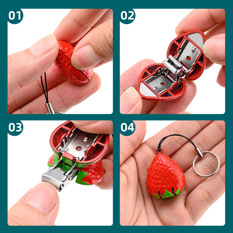 Strawberry Shaped Nail Clippers