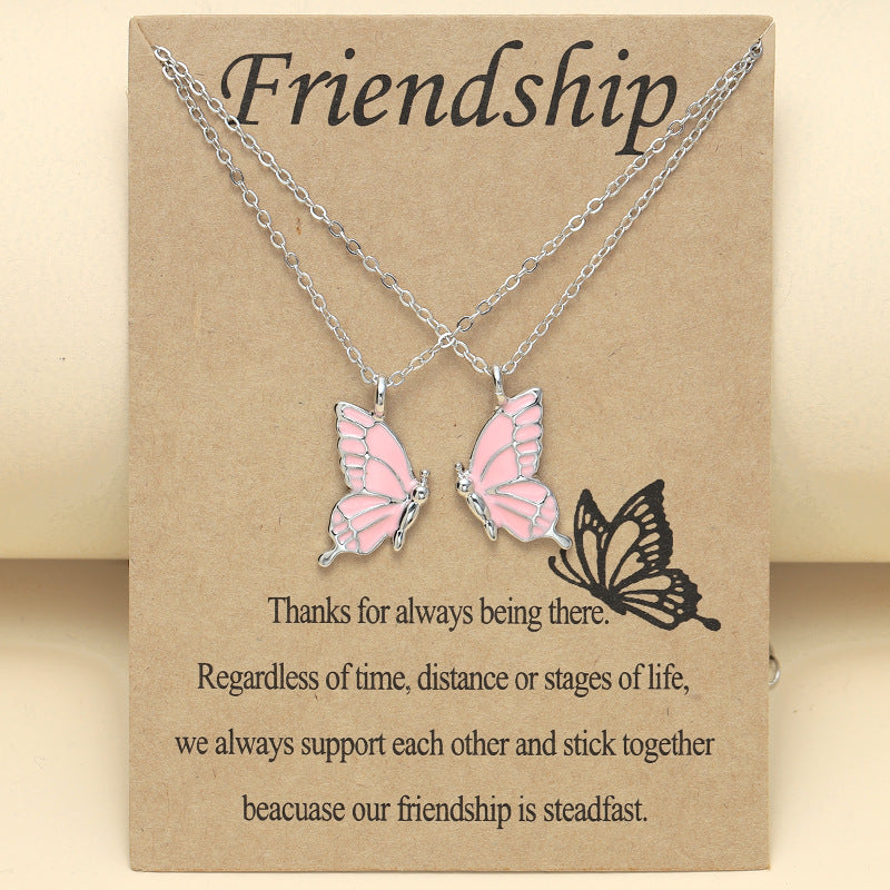 Colorful Butterfly Necklace