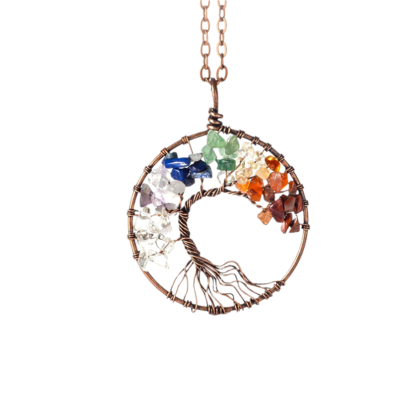 Crystal Tree of Life Pendant