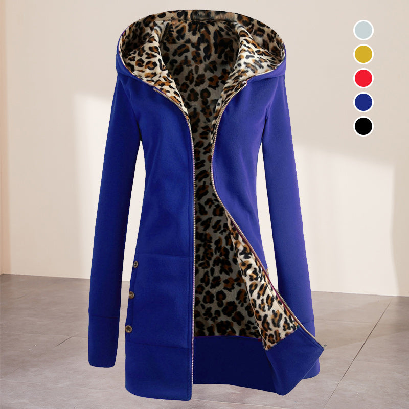 Thickened Leopard Print Coat