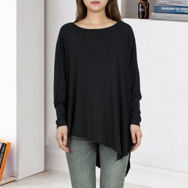 Irregular Long Sleeves T-Shirt