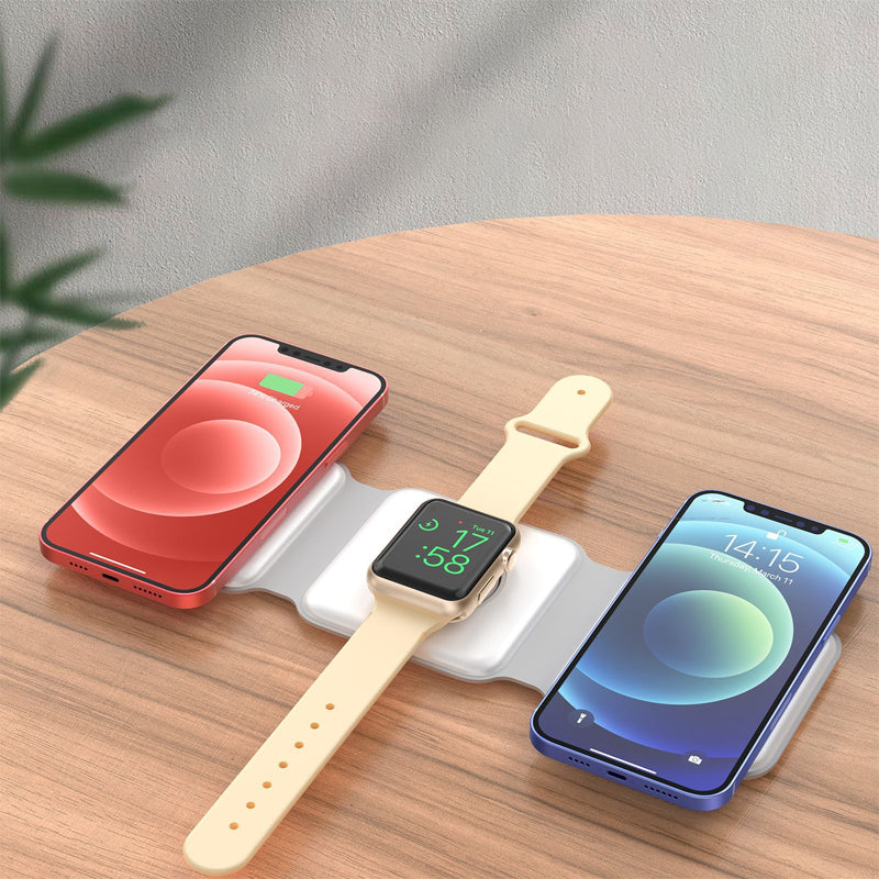 Foldable 3-in-1 Wireless Charger