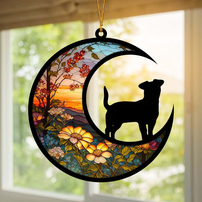 Animals on the moon decoration