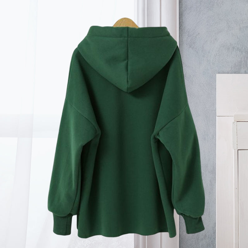 Hooded Letter Sweatshirt