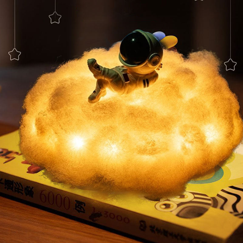 Colorful Clouds Astronaut LED Lamp