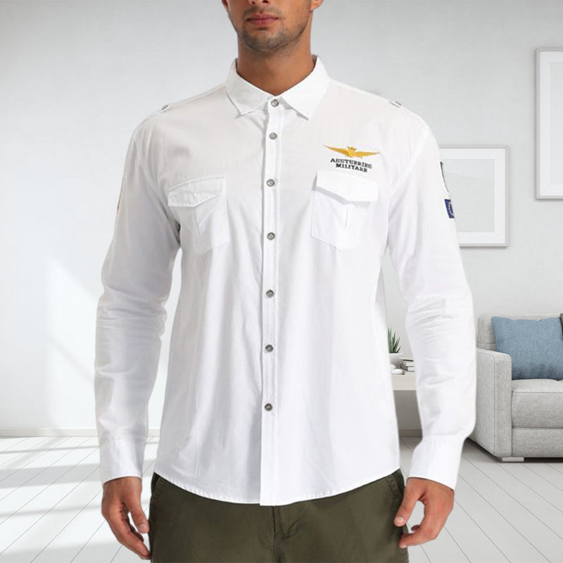 Aviator Men's Long Sleeve Shirt