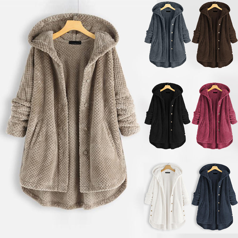 Hooded Fleece Coat