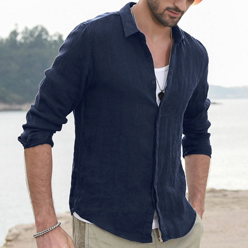 Men's Cotton Linen Shirt