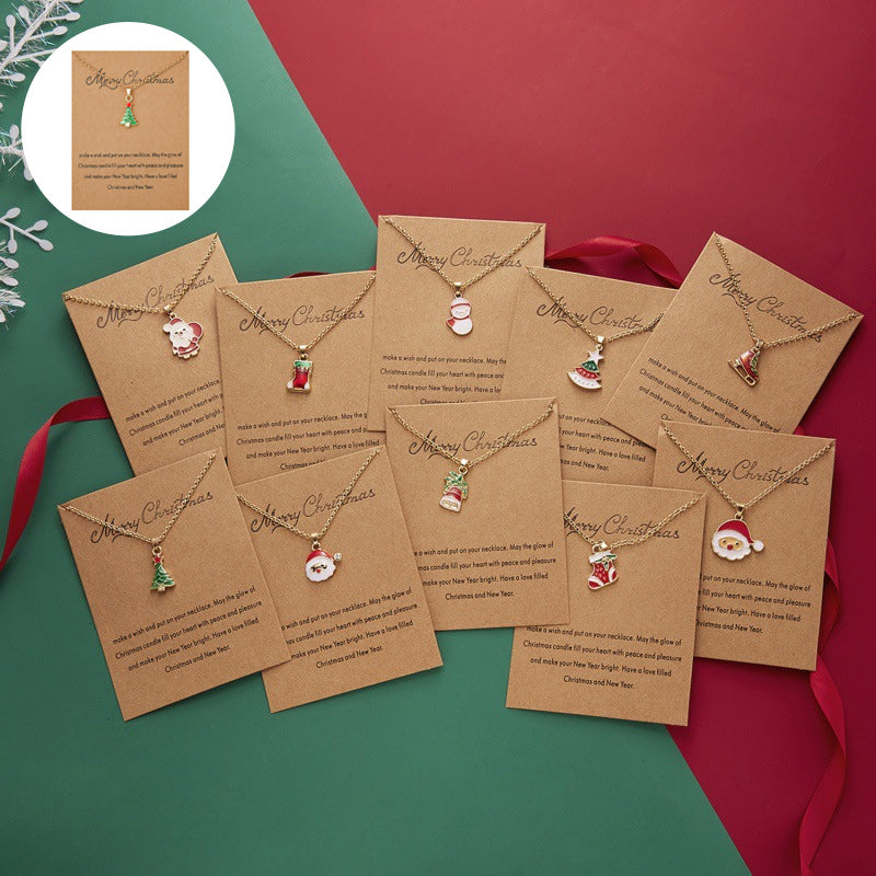 Christmas Ornament Necklaces
