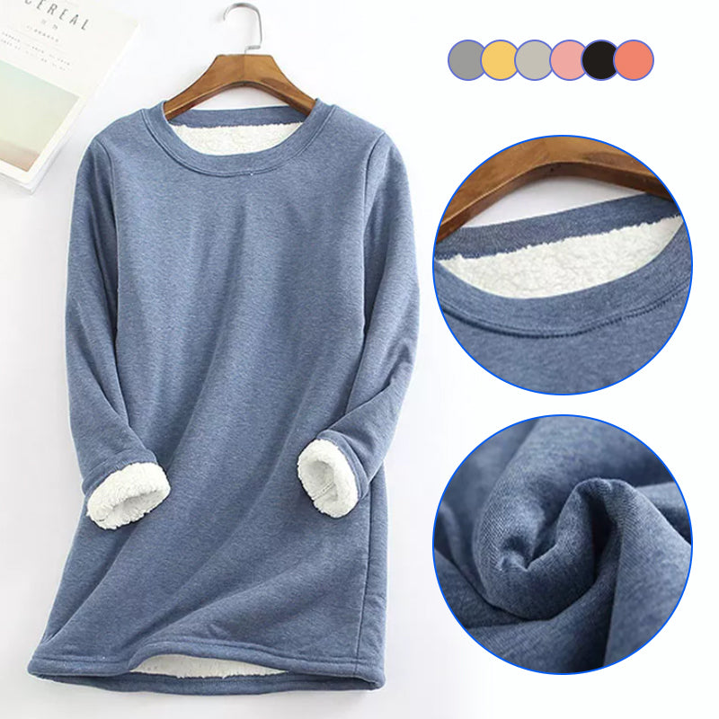 Casual Warm Round Neck Sweatshirt