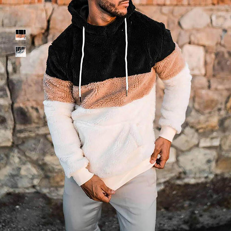 Casual Long Sleeve Plush Hoodie