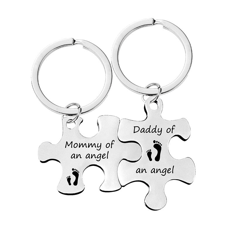 Puzzle Keychain Set for Couple