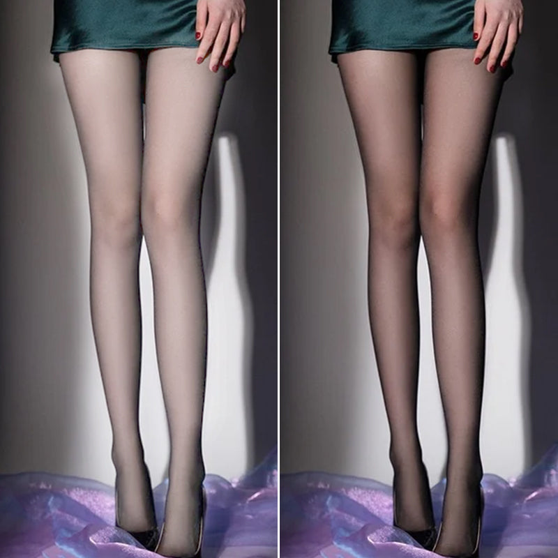 Pearlescent Silk Stockings Sexy Nylon Pantyhose