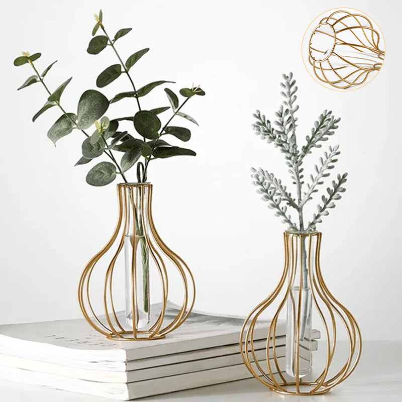 Decorative Vase with Metal Wire