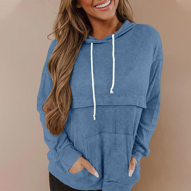 Waffle Hooded T-shirt
