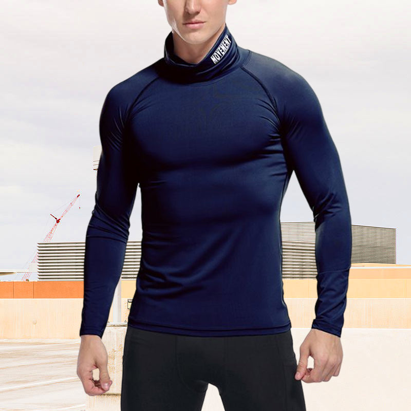 Turtleneck Tights Quick Dry Shirt