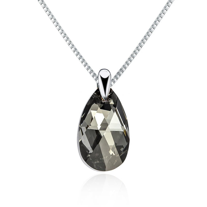 Black Aurora Crystal Necklace