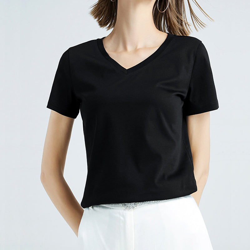Solid Color Simple T-Shirt