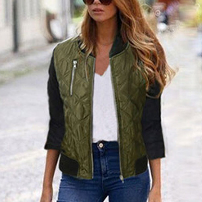 Fashion Zip Padded Jacket