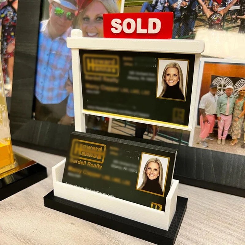 Real Estate Business Card Display