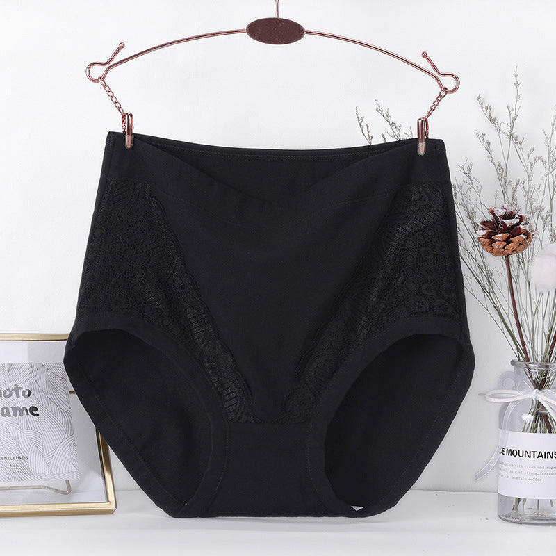 Plus Size High Waist Leak Proof Cotton Panties