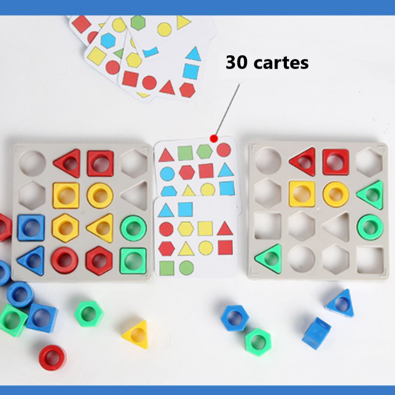 Shape Matching Game Color Sensory Educational Toy