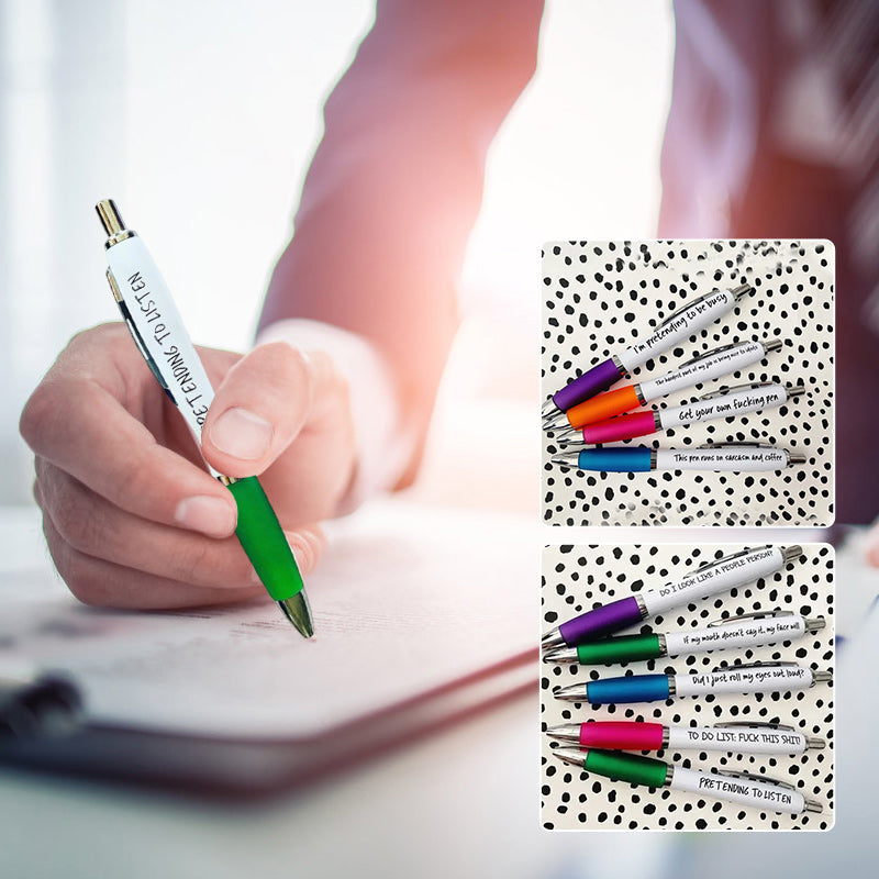 Sarcastic office pens