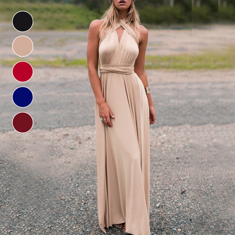Versatile and Sexy Strap Wrap Dress