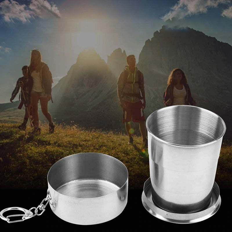 Stainless Steel Folding Cups