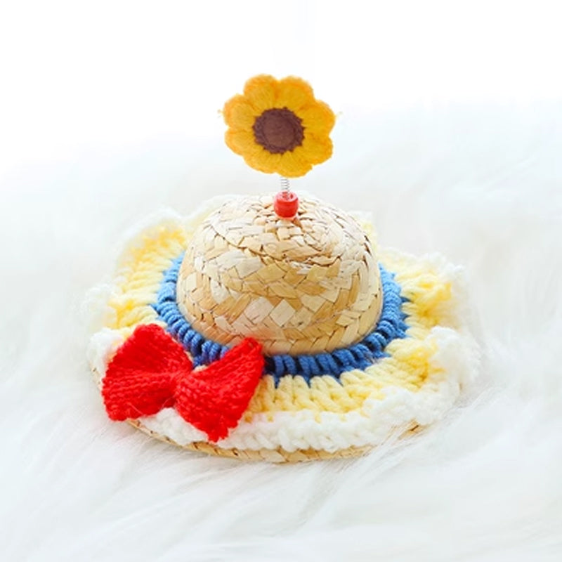 Pet Straw Hat