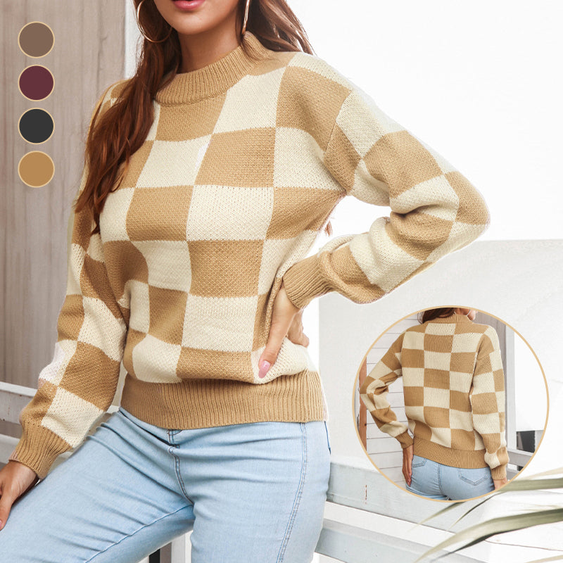 Geometric Knit Sweater