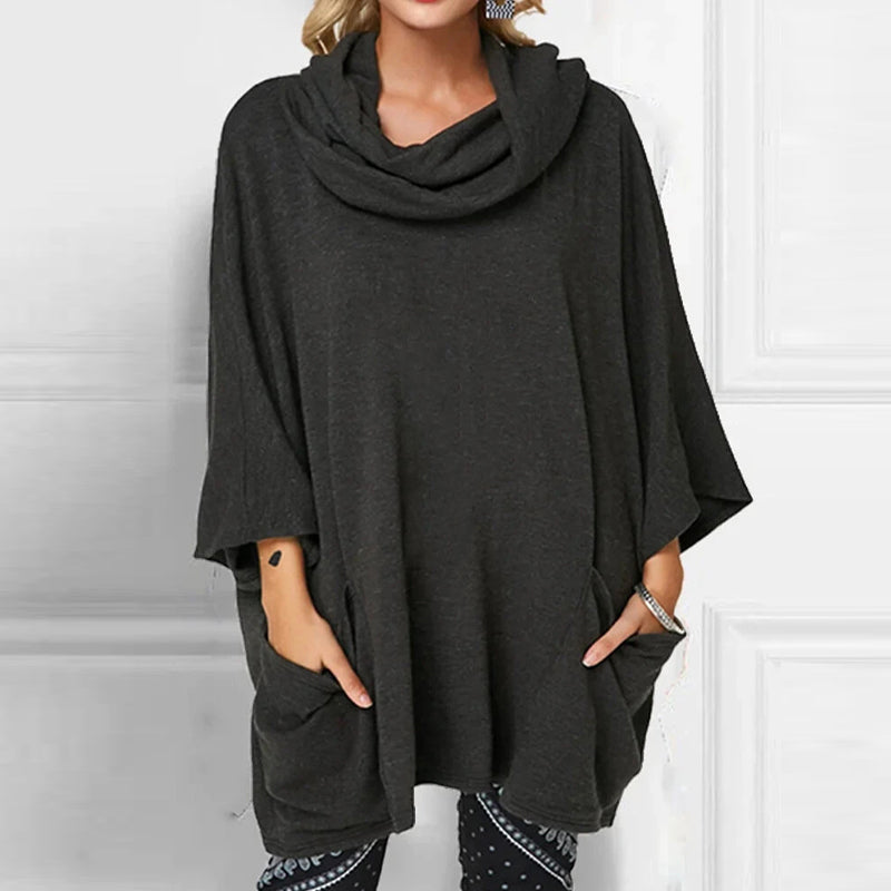 Casual Three-quarter Sleeve Loose Large Size Knitted Tops