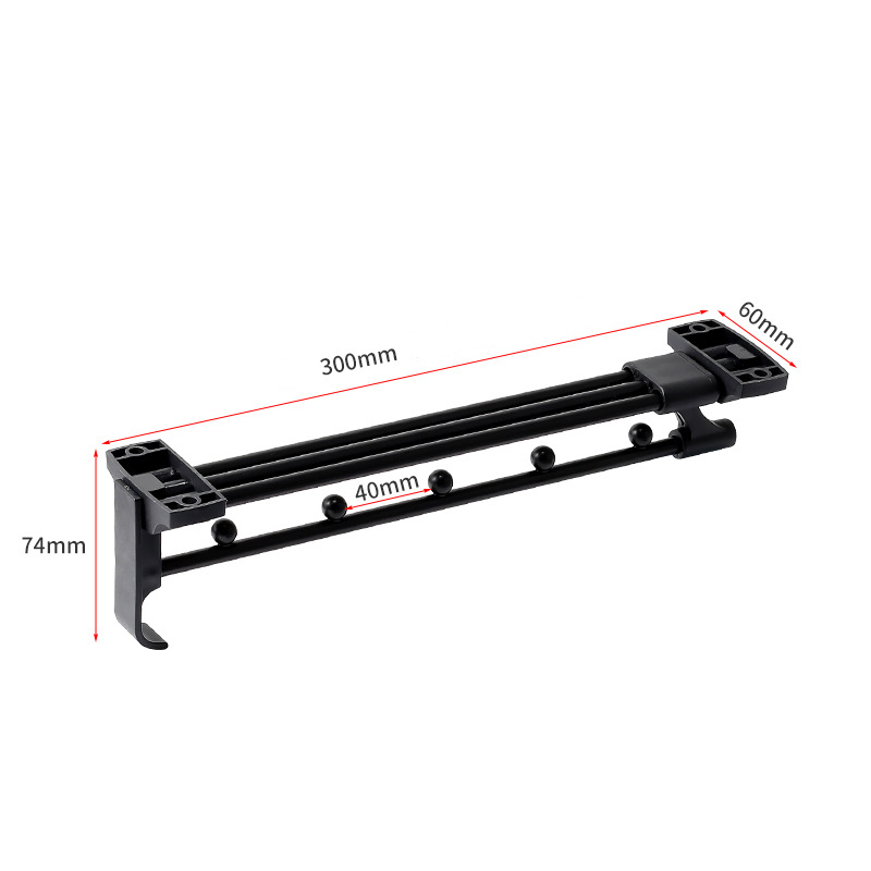 Wardrobe Top Mounted Telescopic Clothes Hanger