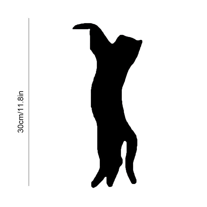 Halloween Black Cat Door Corner Sign Decoration