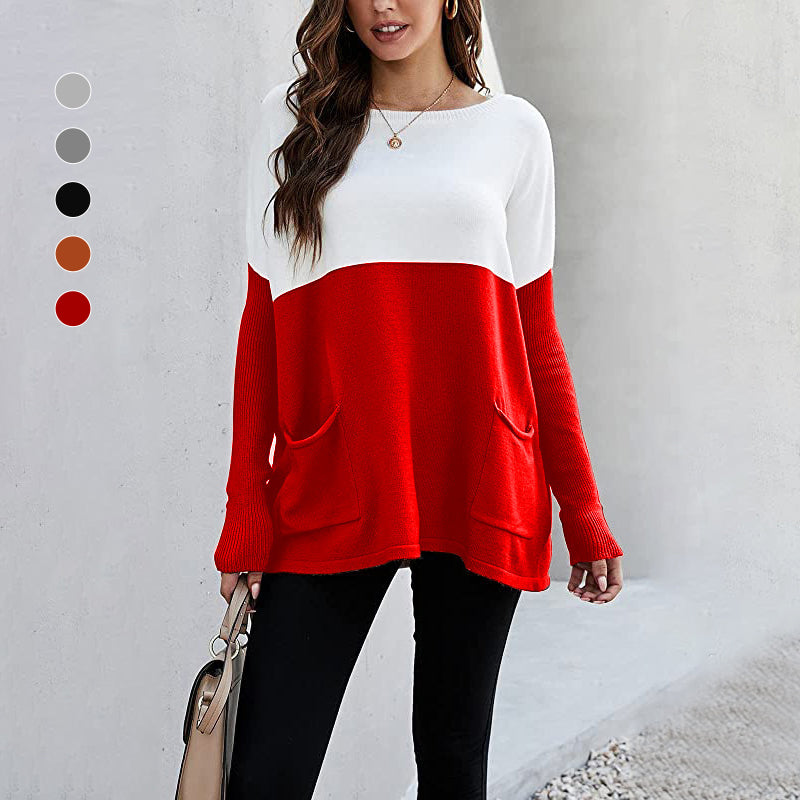 Loose Knit Long Sleeve Sweater