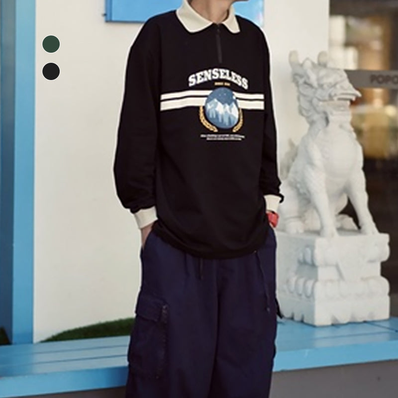 POLO Half Zip Sweatshirt