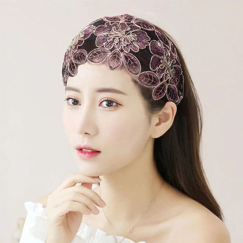 Lace Flower Headband