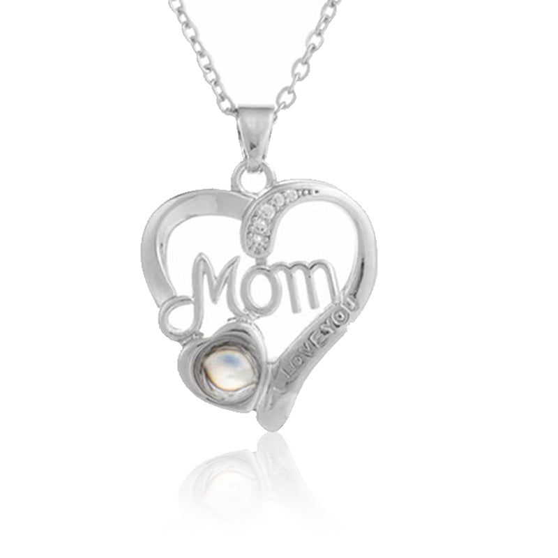 Mother's Day Gift Personalized Photo Projection Necklace