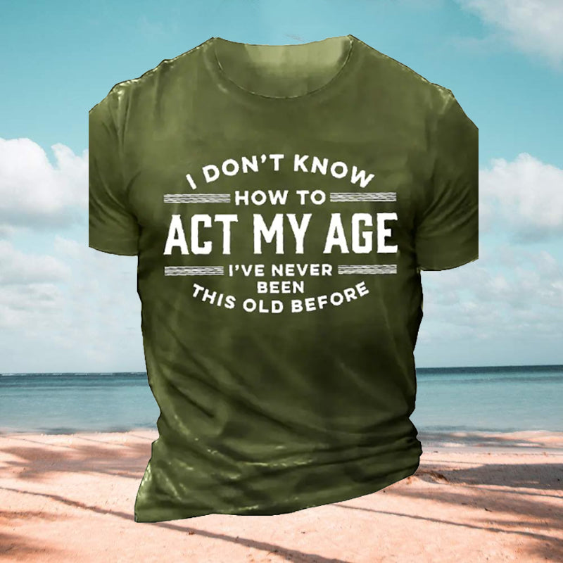 3D Printed Men's Short Sleeve T-Shirt