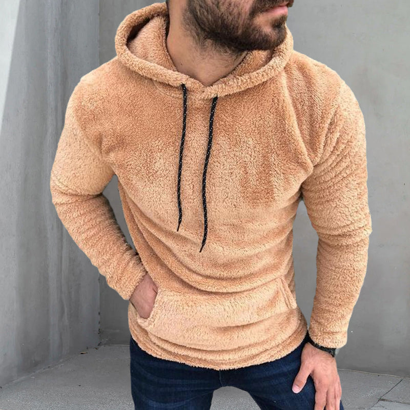 Double Face Fleece Hooded Sweatshirt