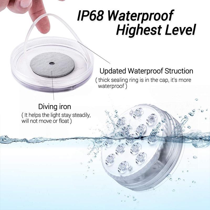 Remote Control Waterproof Magnet Suction LED Light