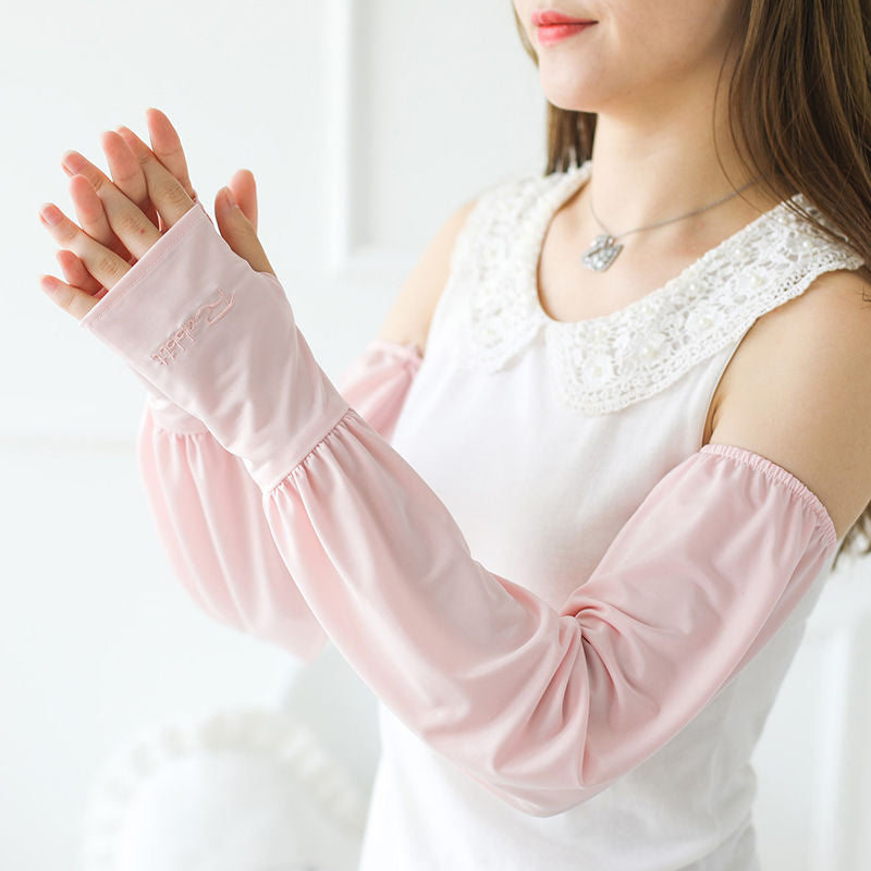 Thin Loose Ice Silk Sleeves