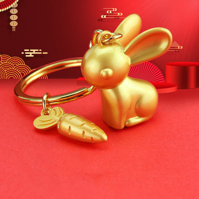 Carrot Rabbit Keychain
