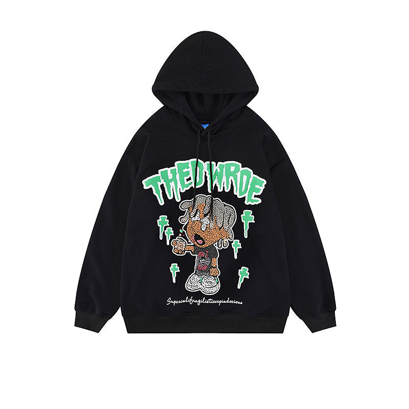 Autumn print hoodie
